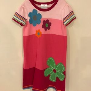 Hanna Andersson girls sweater dress and tights